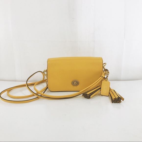 Coach Archival Tassel Penny Flap Convertible Bag - Picture 9 of 14
